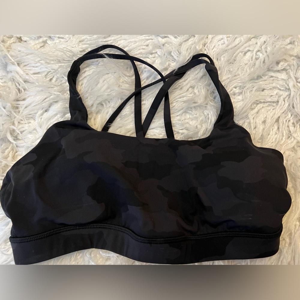 Lululemon sports bra - camo black